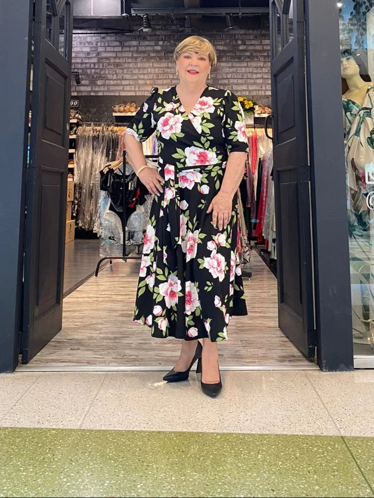 VESTIDO PLUS MUJER - VIVIANA