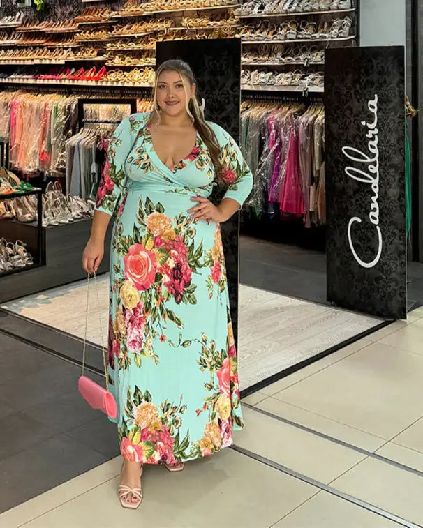 VESTIDO PLUS MUJER - ALANNA
