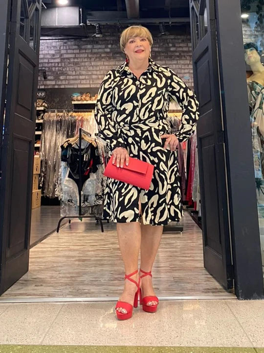 Vestido plus mujer - Camila