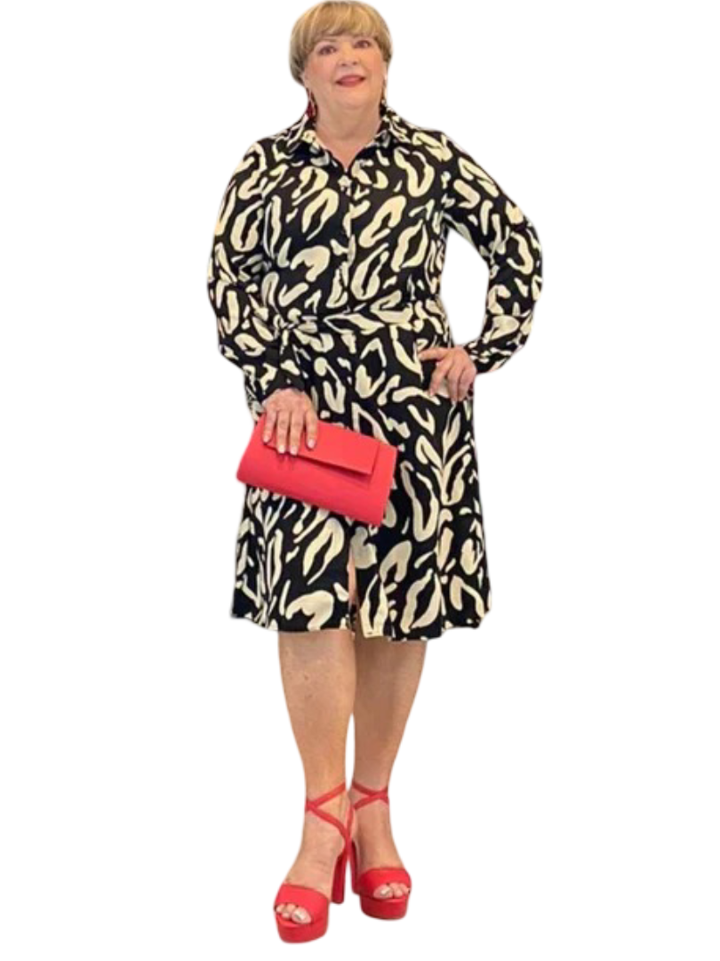 Vestido plus mujer - Camila