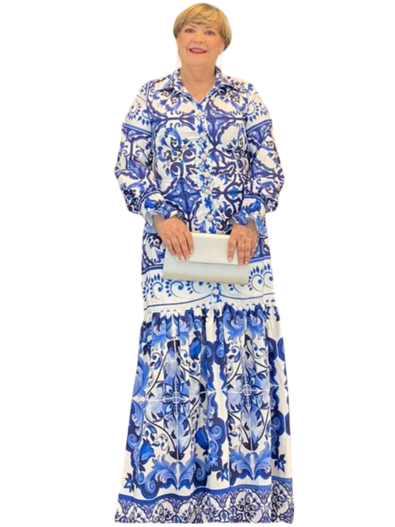 Vestido plus mujer - Carolina