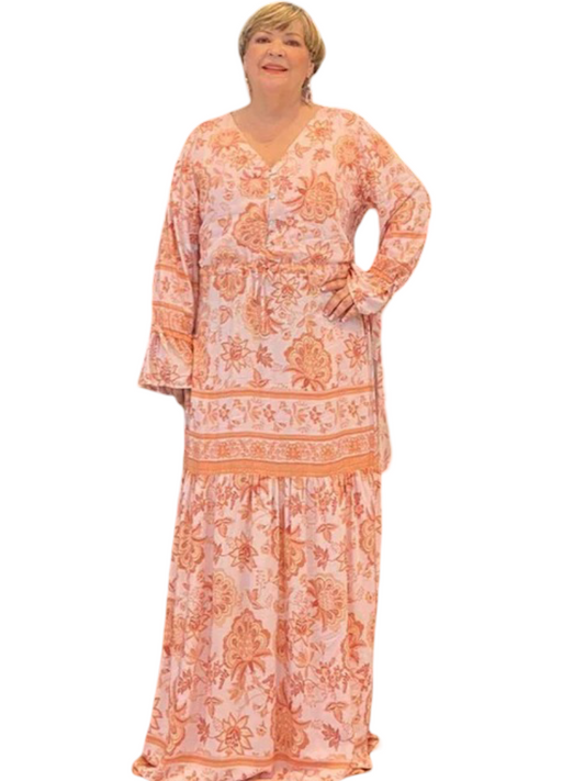 Vestido plus mujer - Cintia