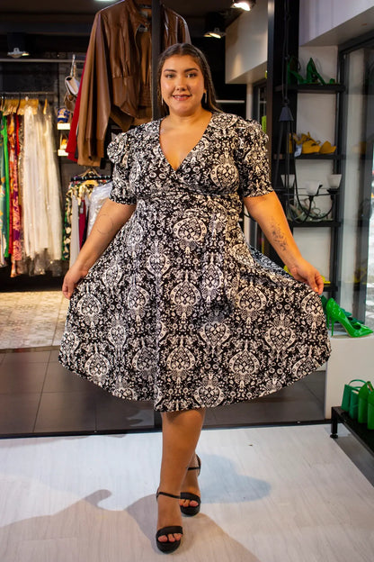 Vestido corto plus mujer - Amaia