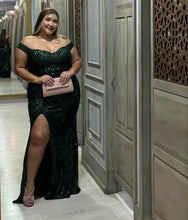 Cargar imagen en el visor de la galería, VESTIDO PLUS MUJER - KARLA
