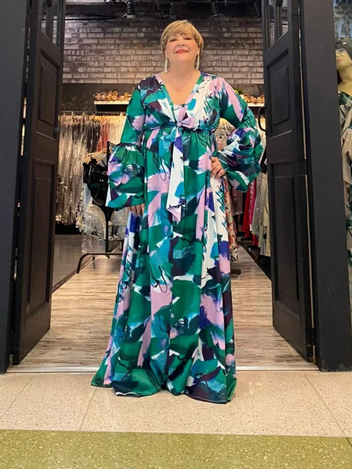 Vestido plus mujer - Carmela