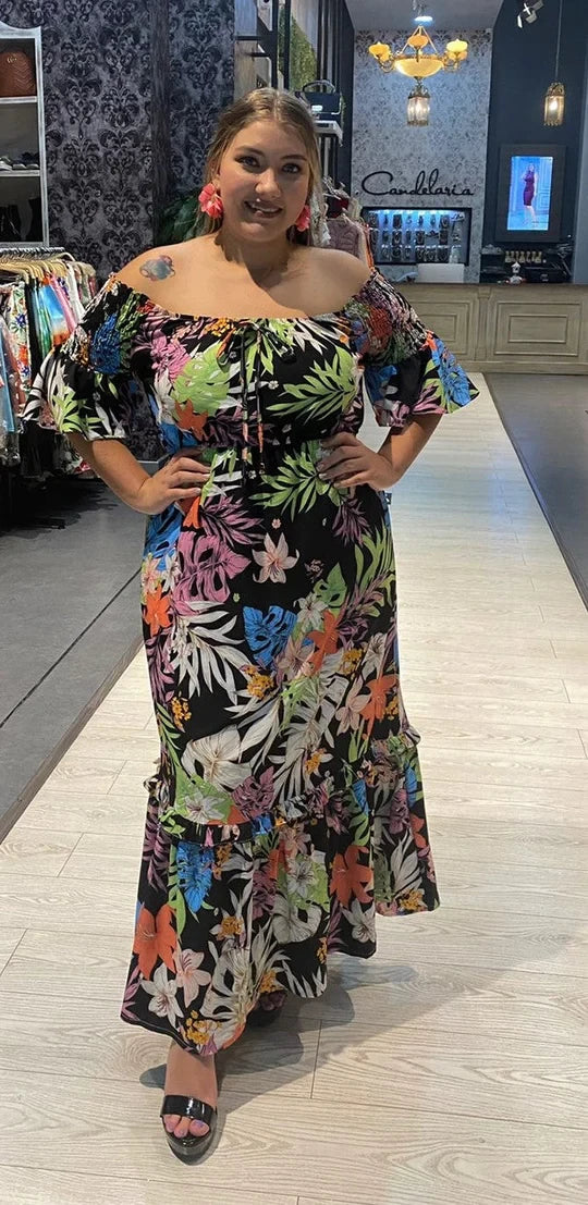 Vestido plus mujer - Ágata