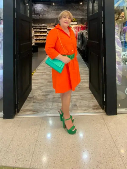 Vestido plus mujer - Amparo