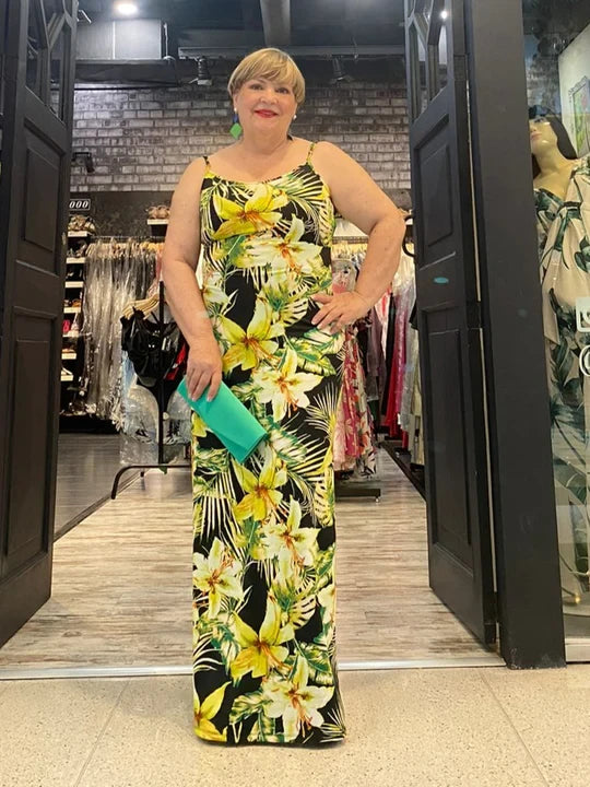 Vestido plus mujer - Elia