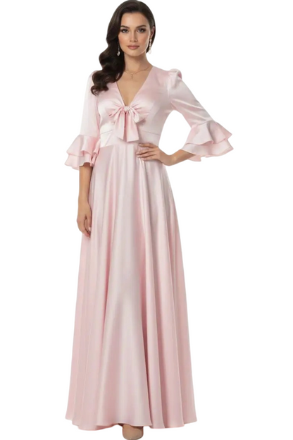 Vestido largo glam para celebración especial