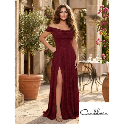 Vestido brillante para noche - Ref: 8258-31