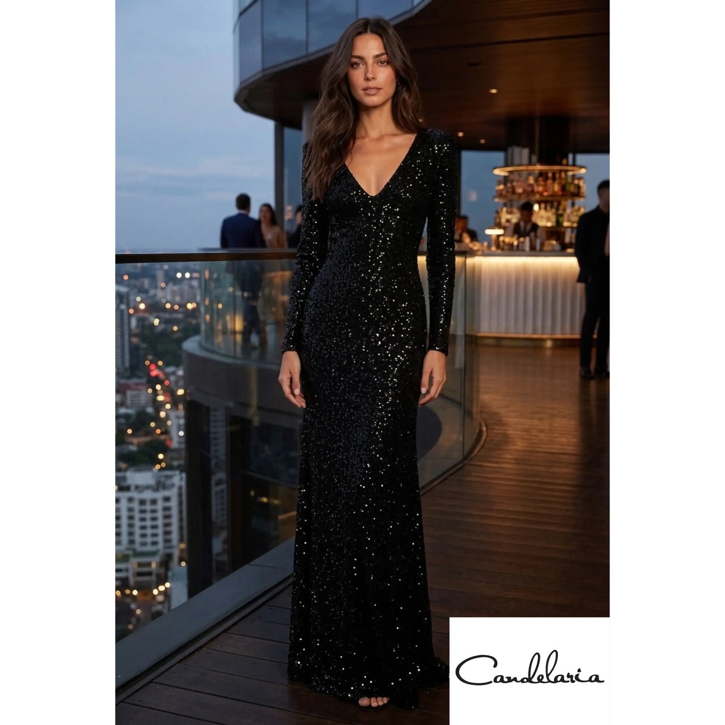 Vestido brillante
