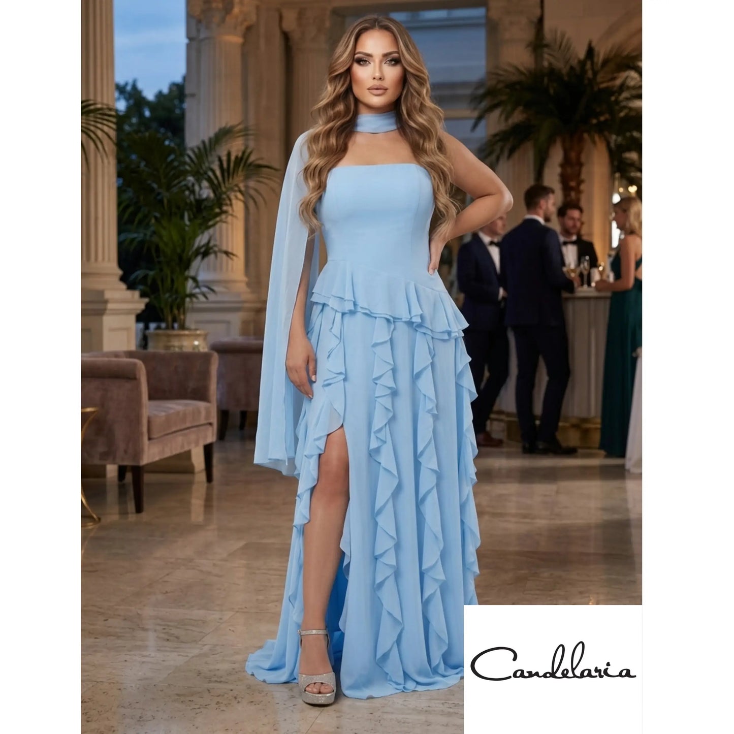 Vestido con boleros - Ref: MM24573-340