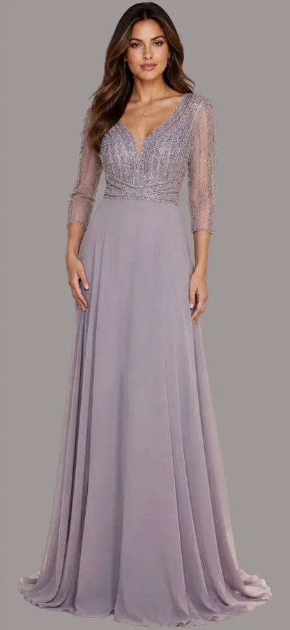 Vestido con bordados - Ref: N205-470