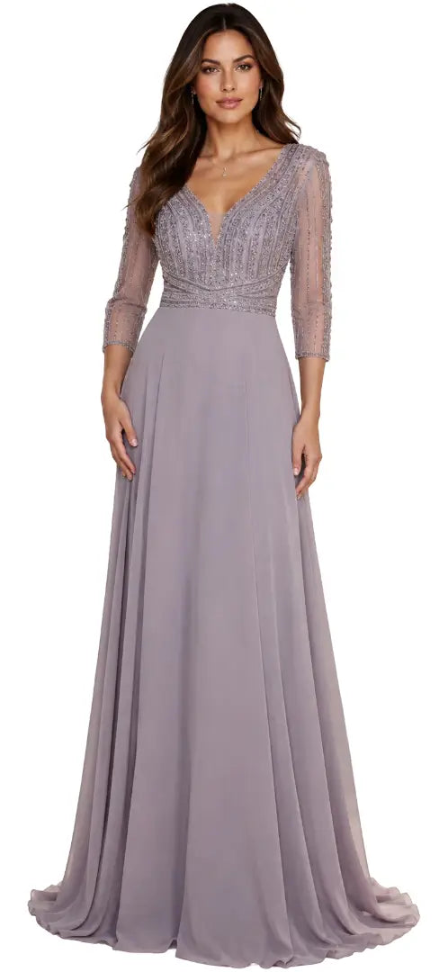 Vestido con bordados - Ref: N205-470