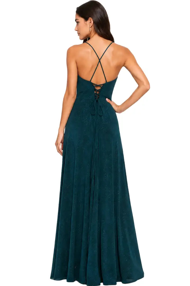 Vestido plus con brillo - Ref: 8259-310