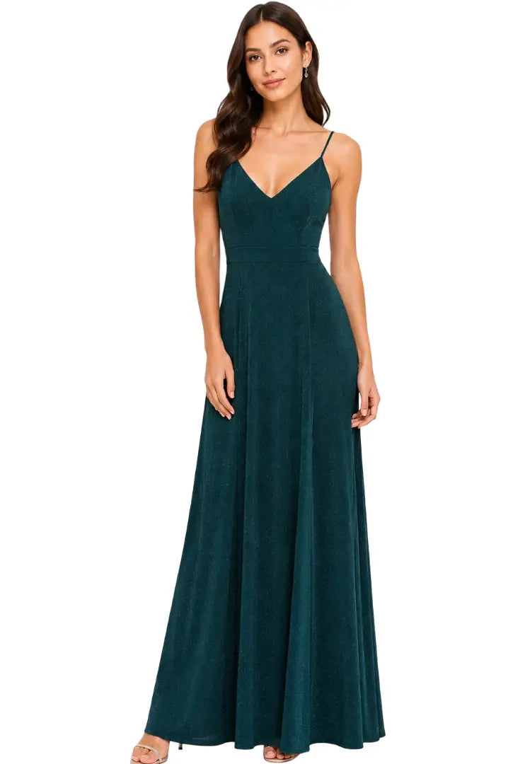 Vestido plus con brillo - Ref: 8259-310