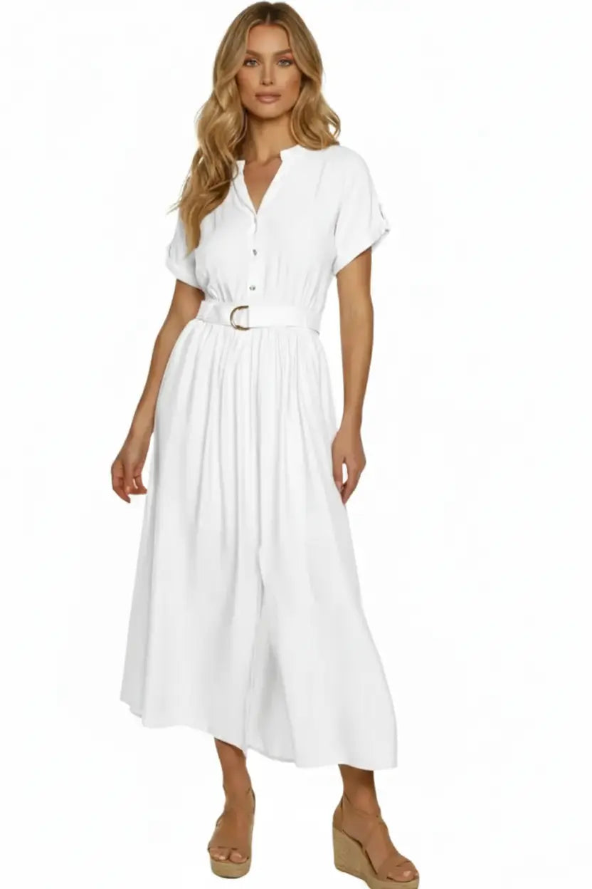 Vestido con cinturón