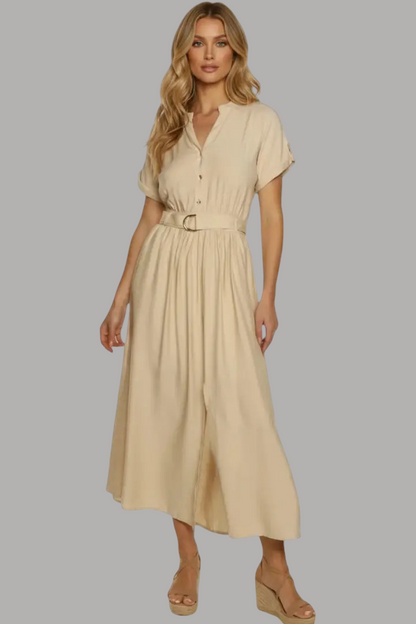 Vestido con cinturón