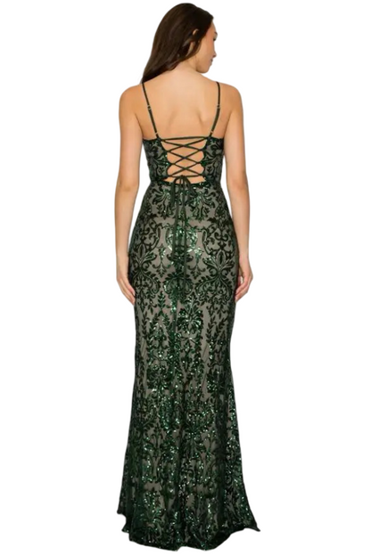 Vestido con escote  - Ref: CD30160-310