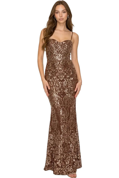 Vestido con escote  - Ref: CD30160-310