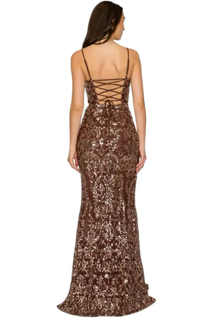 Vestido con escote  - Ref: CD30160-310
