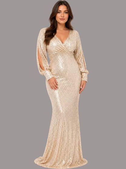 Vestido con lentejuela - Ref: 16255-330