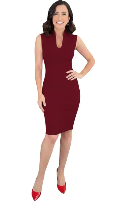 Vestido corto ejecutivo