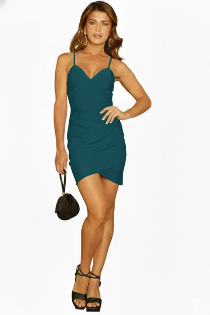 Vestido corto glam outfit nocturno