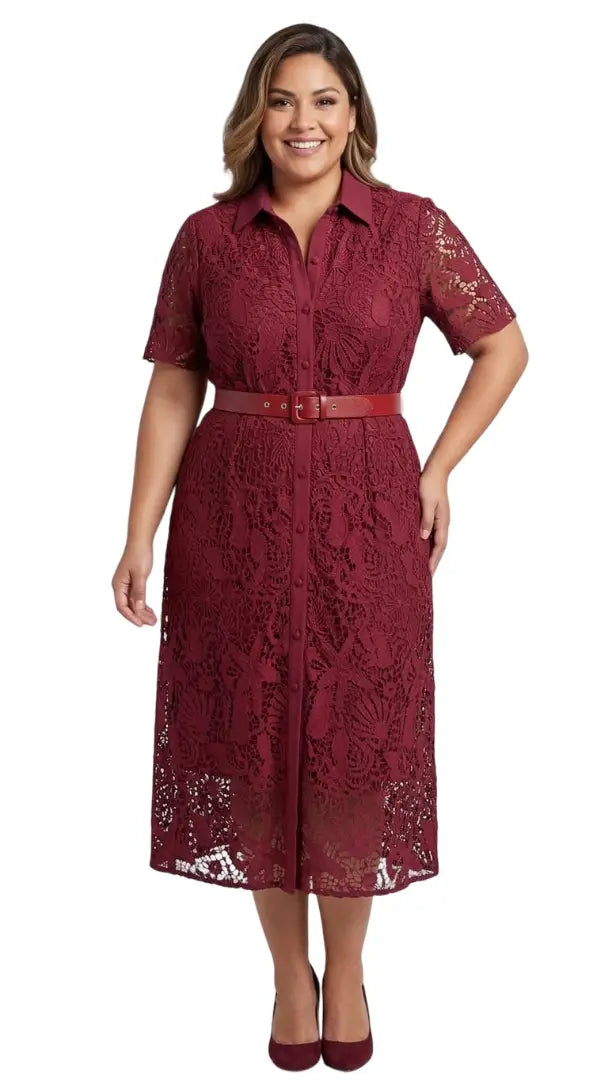 Vestido corto plus con piedra - Ref: 0197-220