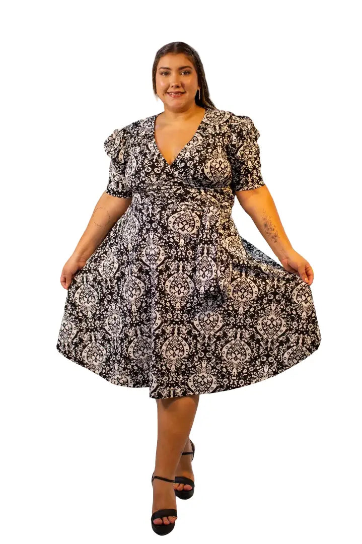 Vestido corto plus mujer - Amaia