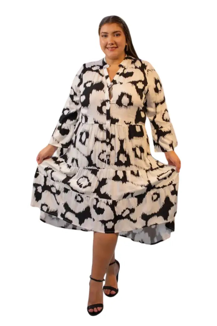 Vestido corto plus mujer -  Arlet