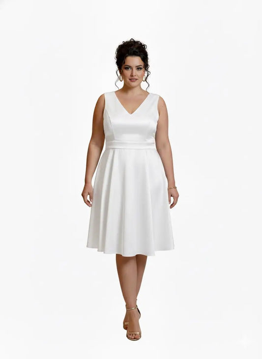 Vestido corto plus mujer - Fátima