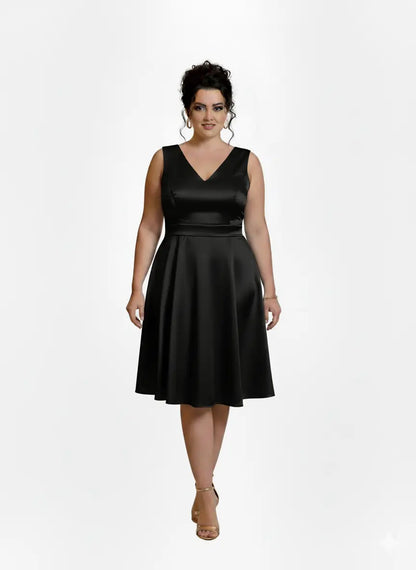 Vestido corto plus mujer - Fátima