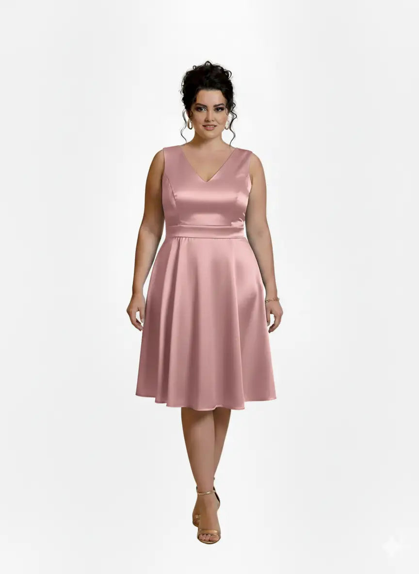 Vestido corto plus mujer - Fátima