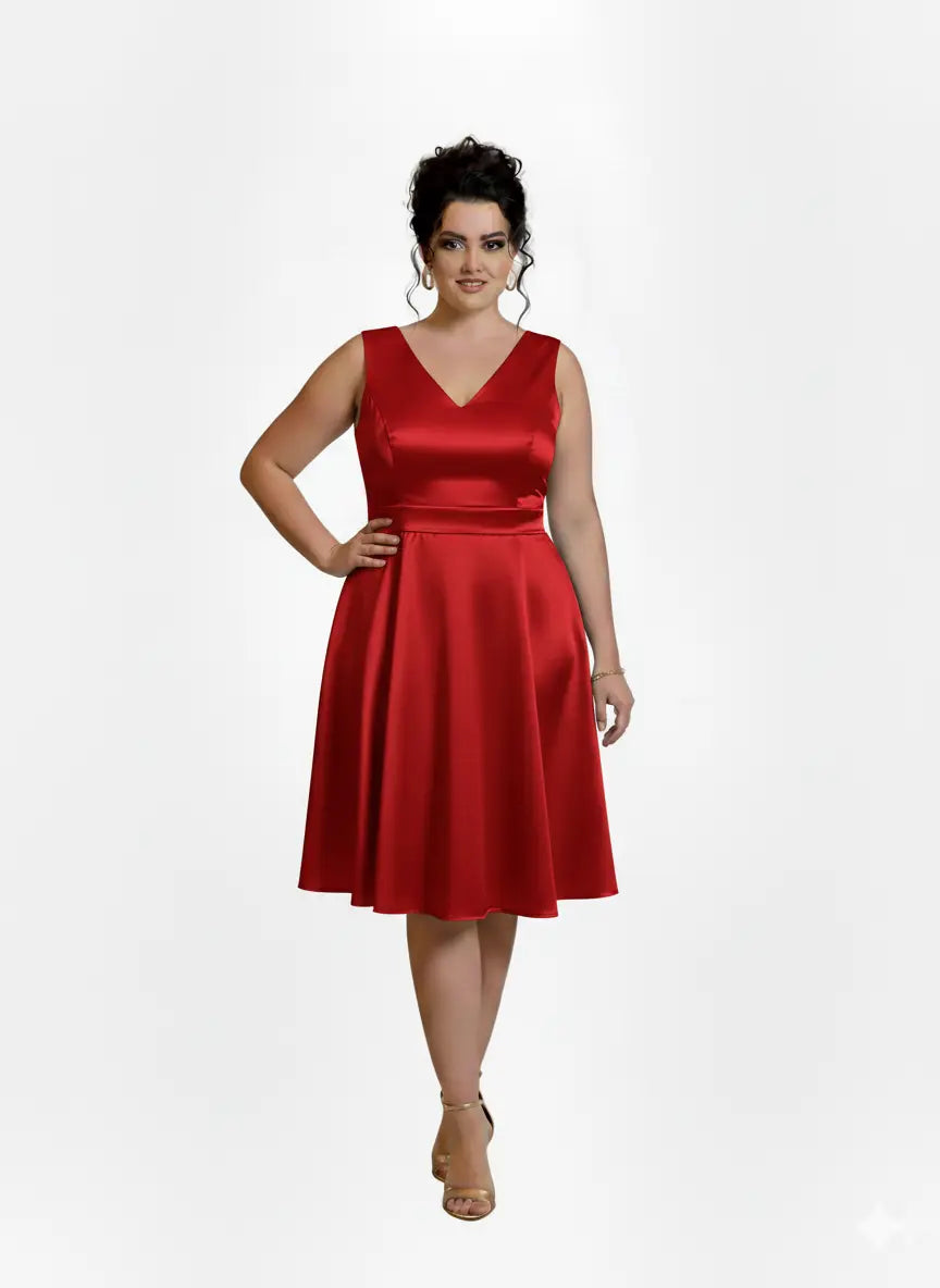 Vestido corto plus mujer - Fátima