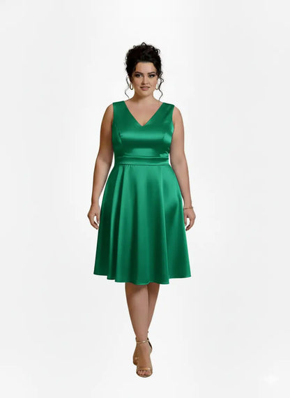 Vestido corto plus mujer - Fátima