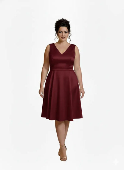 Vestido corto plus mujer - Fátima