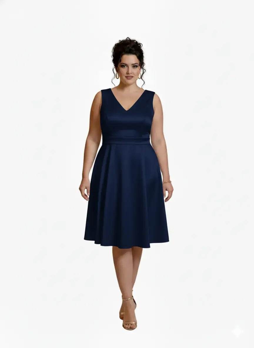 Vestido corto plus mujer - Fátima