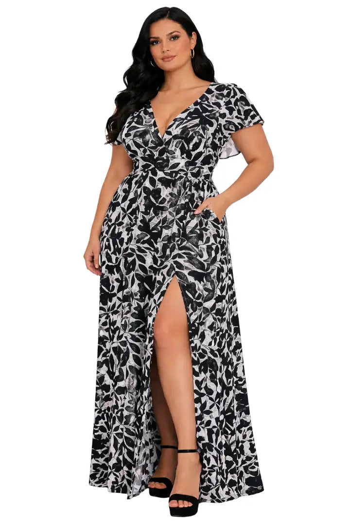 Vestido curvy para un atardecer - Ref: M21478-190