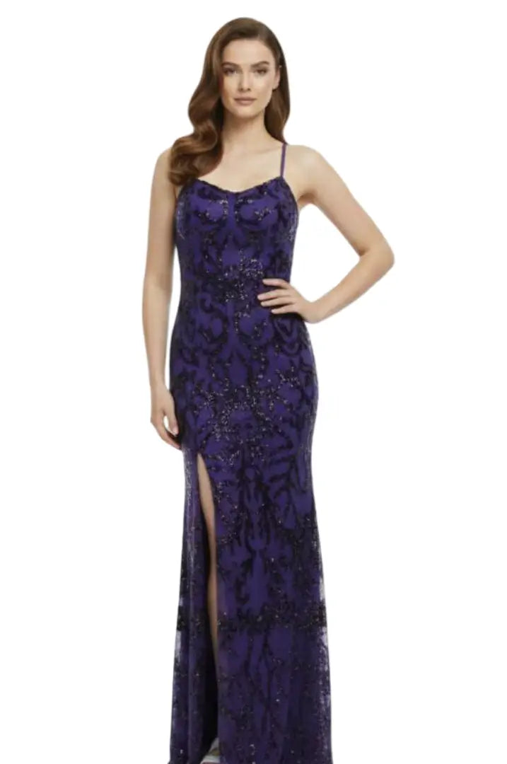 Vestido de gala - Ref: 9446P7-400