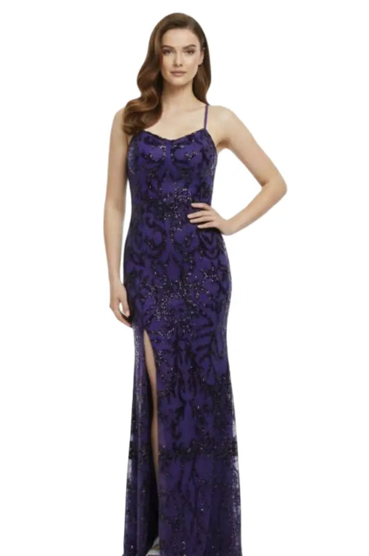 Vestido de gala sofisticado para mujer