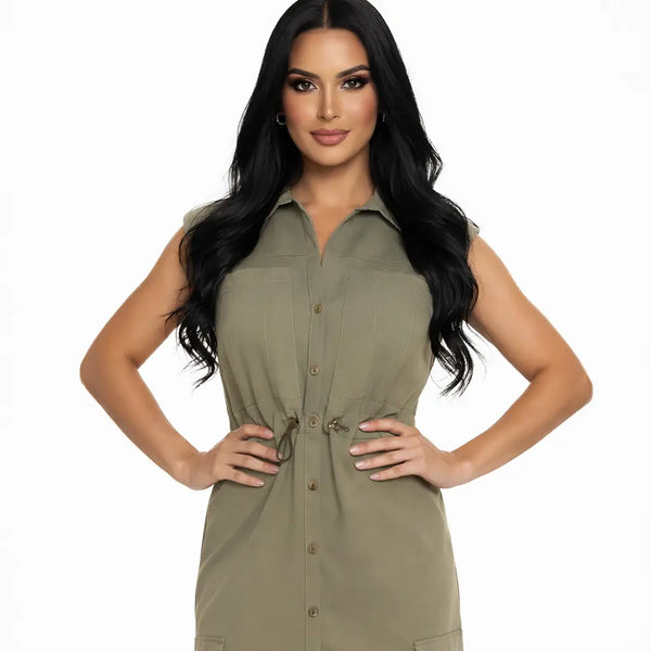 Vestido cargo elegante - Ref: 10973-180