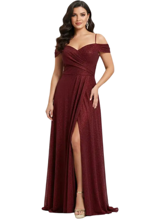 Vestido largo glam para evento