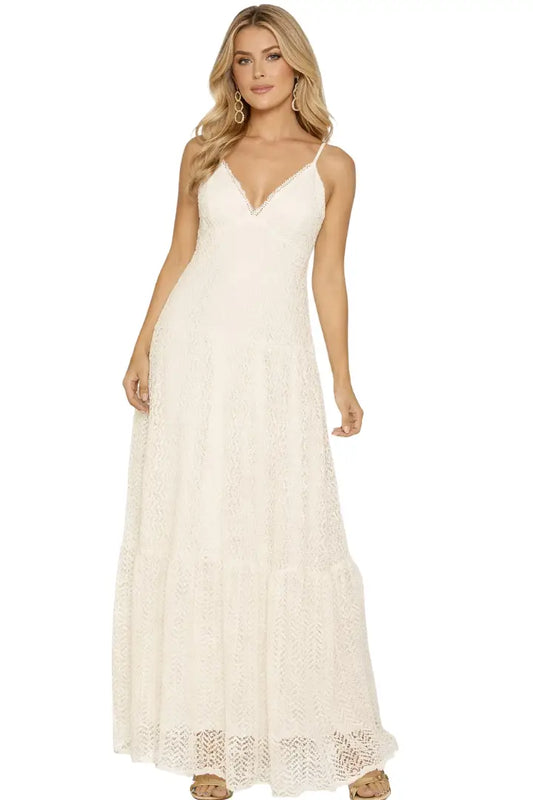 Vestido encaje mediterraneo