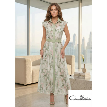 Vestido estampado plus - Ref: 2319X-210