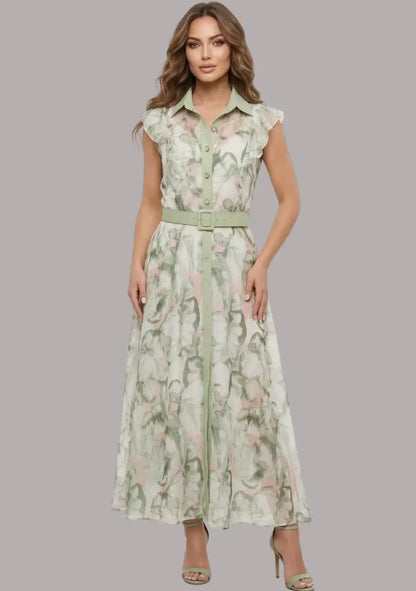 Vestido estampado plus - Ref: 2319X-210