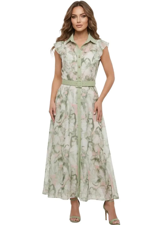 Vestido estampado plus - Ref: 2319X-210