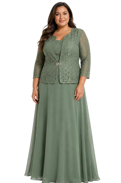 Vestido femenino plus para eventos - Ref: 1820-520
