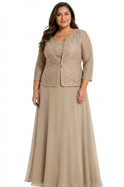 Vestido femenino plus para eventos - Ref: 1820-520
