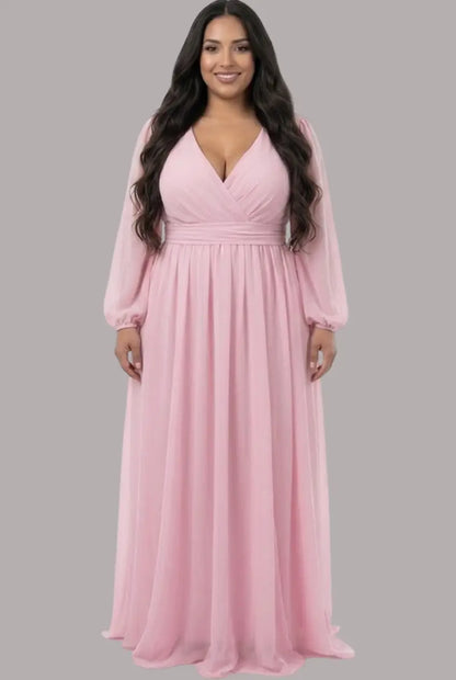 Vestido fresco para evento plus - Ref: DM4901X - 260